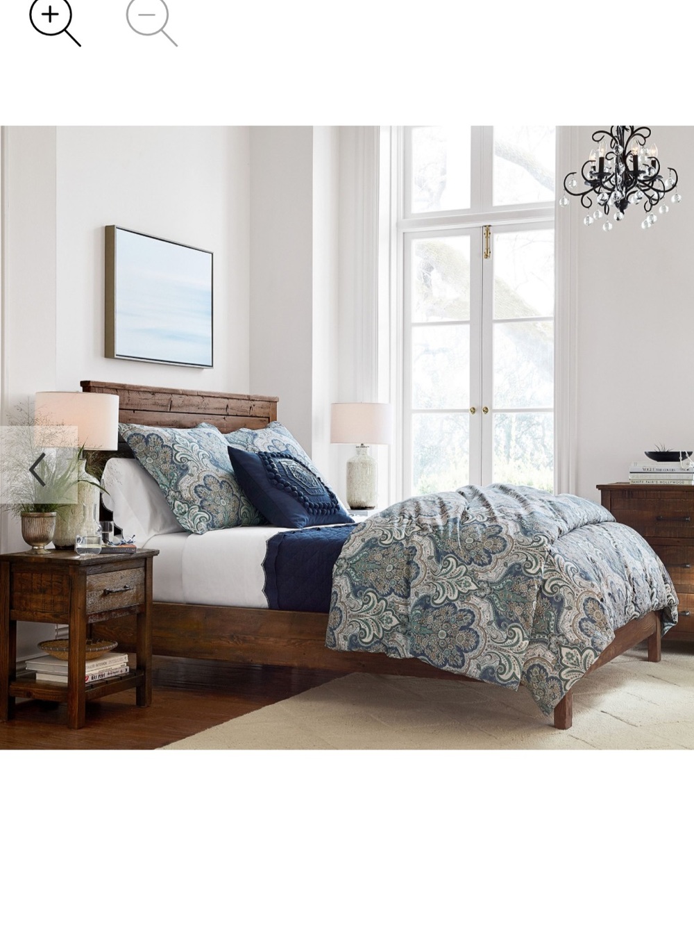 PB Jordanna Paisley King Duvet Cover & Shams